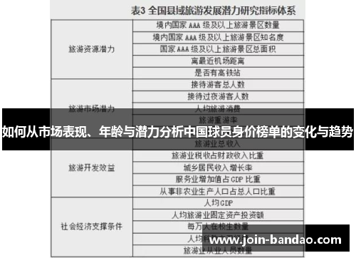 如何从市场表现、年龄与潜力分析中国球员身价榜单的变化与趋势